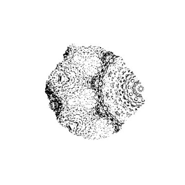 Grunge siyah fırça darbesi