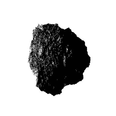 Grunge siyah fırça darbesi