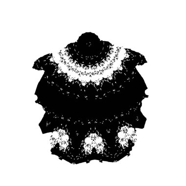 Grunge siyah fırça darbesi