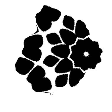 vektör siyah mürekkep fırça darbesi.