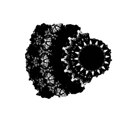 vektör siyah mürekkep fırça darbesi.