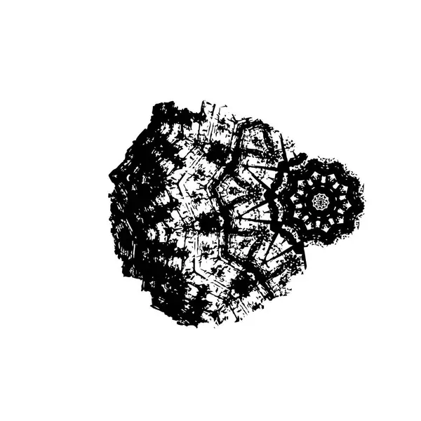 Soyut grunge kirli desen. siyah ve beyaz desenli