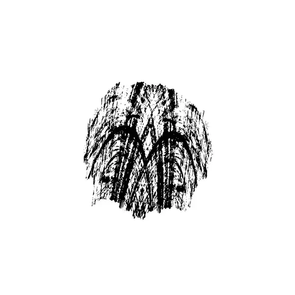 黑白相间的纹理背景 带有斑点 划痕和线条 抽象向量说明 — 图库矢量图片