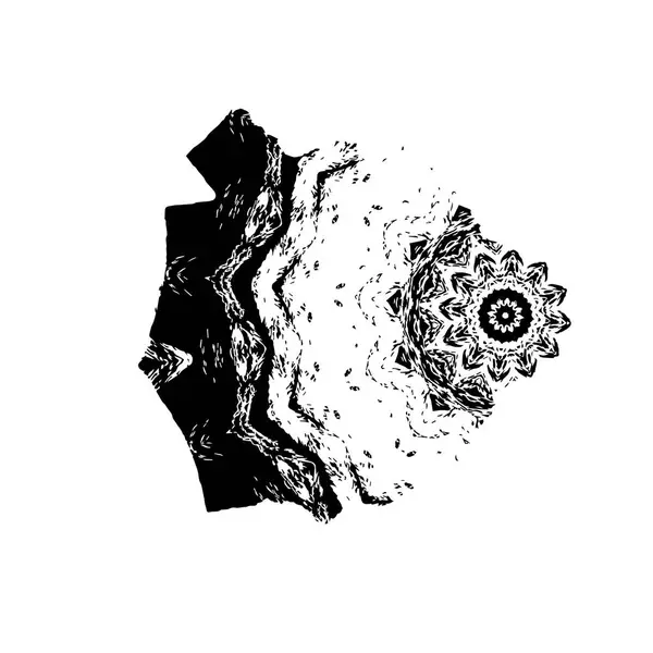 Siyah beyaz desenli, benekli, çizik ve çizikli arka plan. soyut vektör illüstrasyonu. 