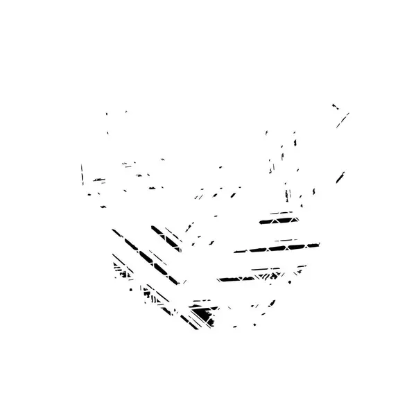 背景为黑白纹理 有斑点 划痕和线条 抽象向量说明 — 图库矢量图片