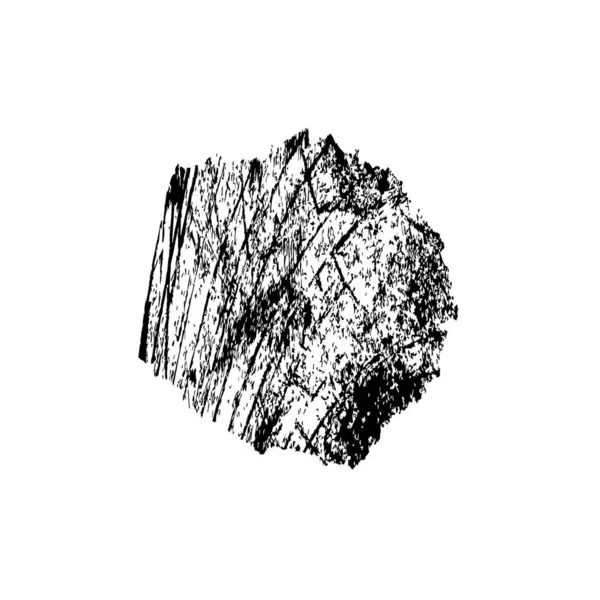 Siyah beyaz desenli, lekeli, çizikli ve çizgili sıkıntılı bir arka plan. Soyut vektör illüstrasyonu. 