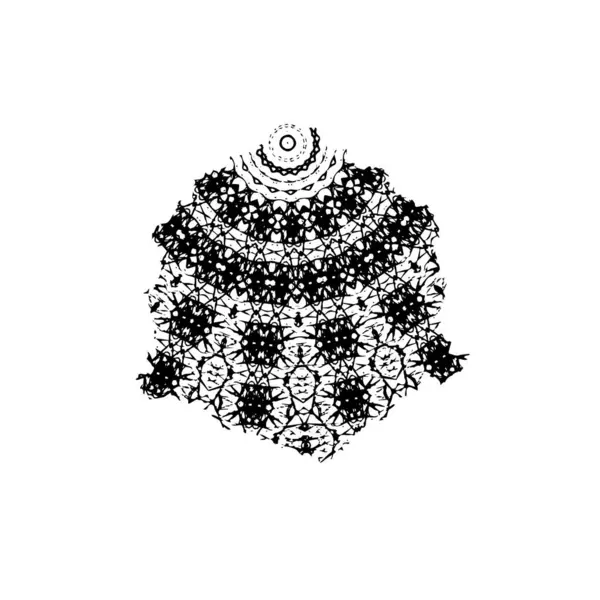  izole arka plan üzerinde siyah fırça darbesi.