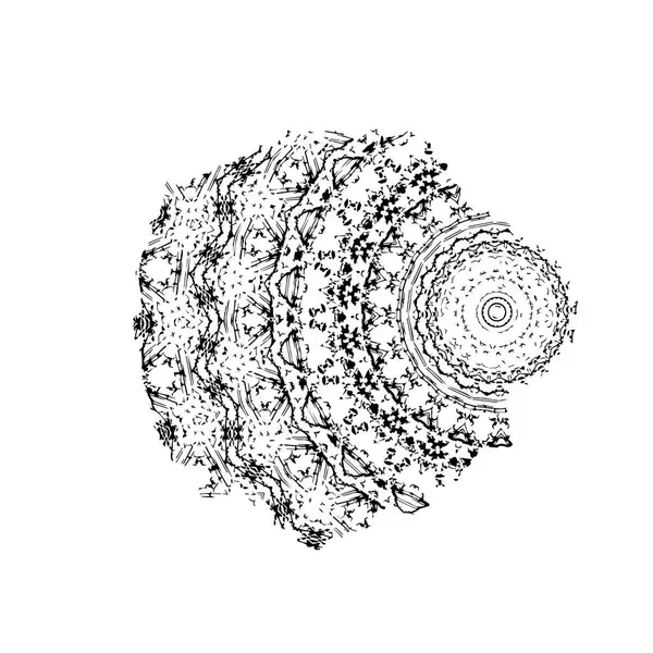 vektör eli çizilmiş mürekkep fırçası darbesi beyaz arkaplanda izole