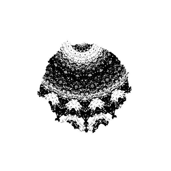 vektör eli çizilmiş mürekkep fırçası darbesi beyaz arkaplanda izole