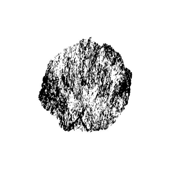 Grunge siyah fırça darbesi