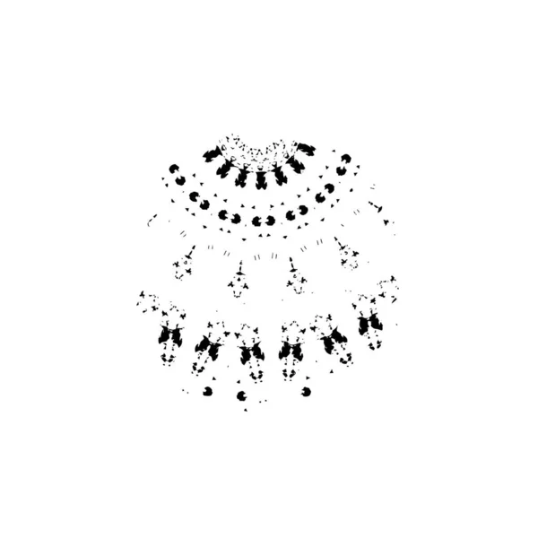 Vecteur Noir Coup Pinceau Encre — Image vectorielle