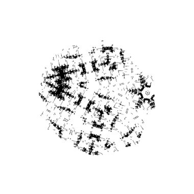 vektör siyah mürekkep fırça darbesi.