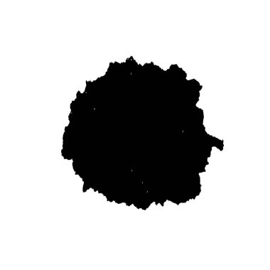 vektör siyah mürekkep fırça darbesi.