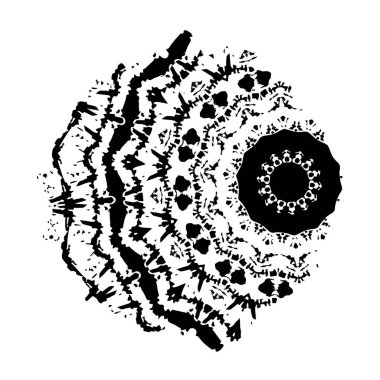 vektör siyah mürekkep fırça darbesi.