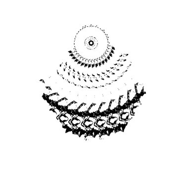 vektör siyah mürekkep fırça darbesi.