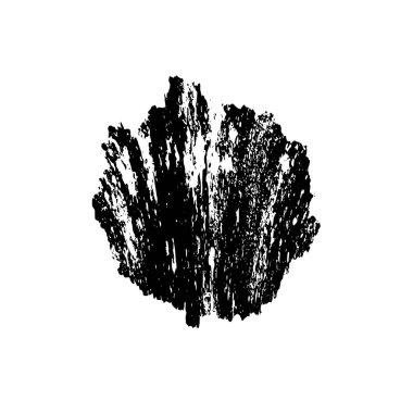 vektör siyah mürekkep fırça darbesi.