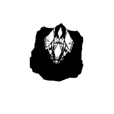 vektör siyah mürekkep fırça darbesi.