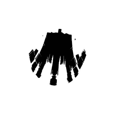 vektör illüstrasyon fırça darbesi. 