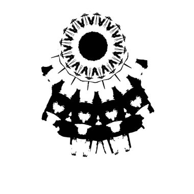 vektör illüstrasyon fırça darbesi. 