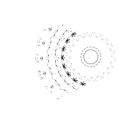 vektör illüstrasyon fırça darbesi. 