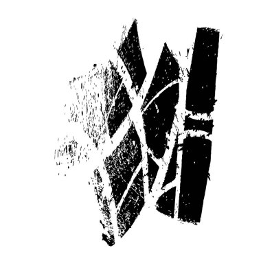  grunge vektörü siyah fırça darbesi 