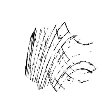  grunge vektörü siyah fırça darbesi 