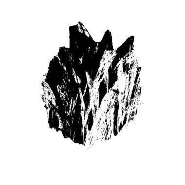  grunge vektörü siyah fırça darbesi 