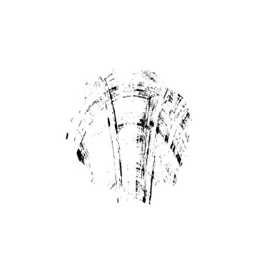 grunge vektörü siyah fırça darbesi 