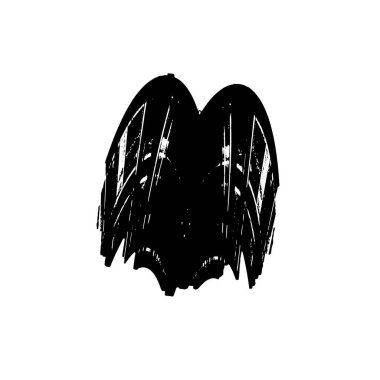  grunge vektörü siyah fırça darbesi 