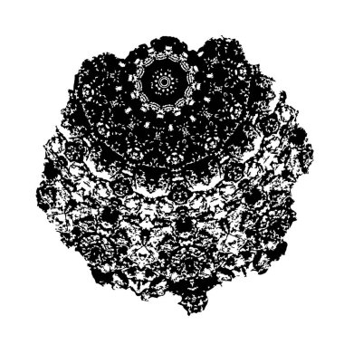 Fırça darbesi. siyah boya. 