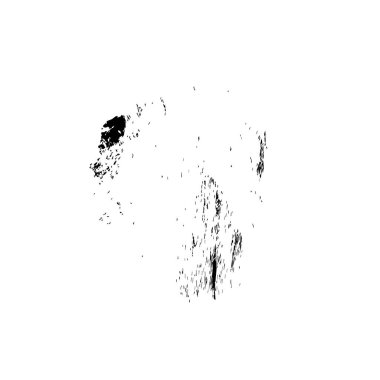 Fırça darbesi. siyah boya. 