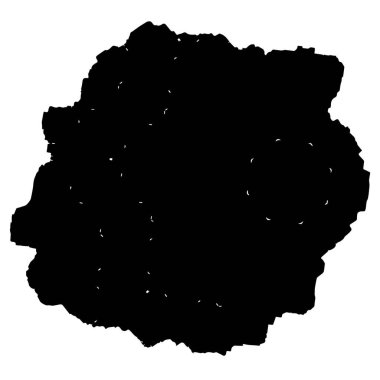 Fırça darbesi. siyah boya. 