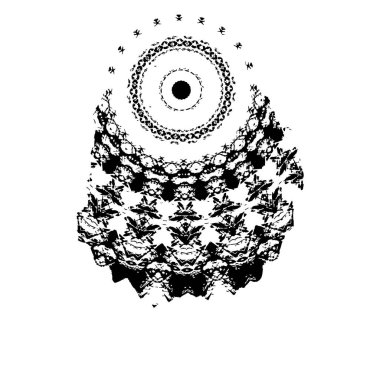 Fırça darbesi. siyah boya. 