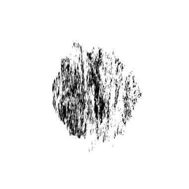 Fırça darbesi. siyah boya. 