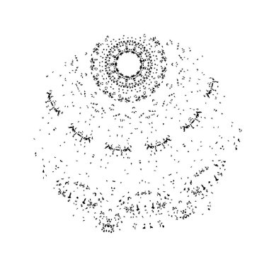 Fırça darbesi. siyah boya. 