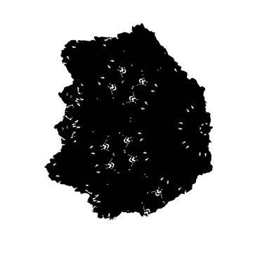 Fırça darbesi. siyah boya. 