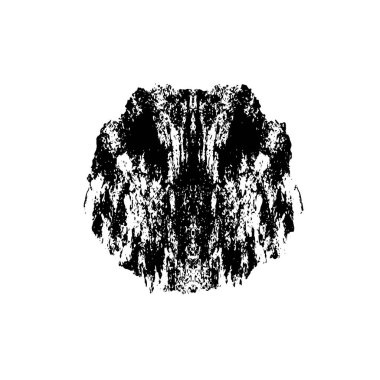 Fırça darbesi. siyah boya. 