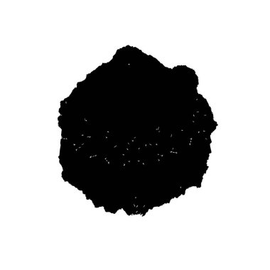 Fırça darbesi. siyah boya. 