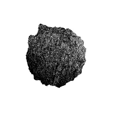 Fırça darbesi. siyah boya. 