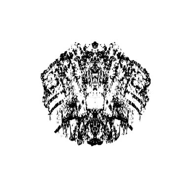 Fırça darbesi. siyah boya. 