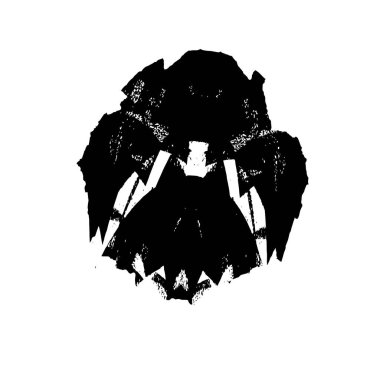 siyah mürekkep fırçası vuruşu. vektör