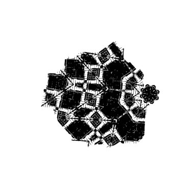 siyah mürekkep fırçası vuruşu. vektör