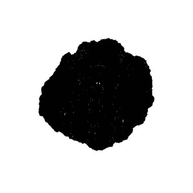 siyah mürekkep fırçası vuruşu. vektör