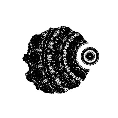 siyah mürekkep fırçası vuruşu. vektör