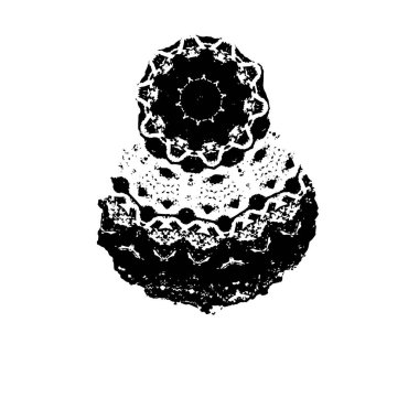 siyah mürekkep fırçası vuruşu. vektör