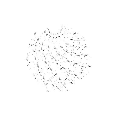 siyah mürekkep fırçası vuruşu. vektör
