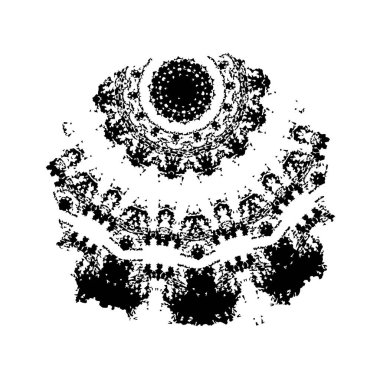 siyah mürekkep fırçası vuruşu. vektör