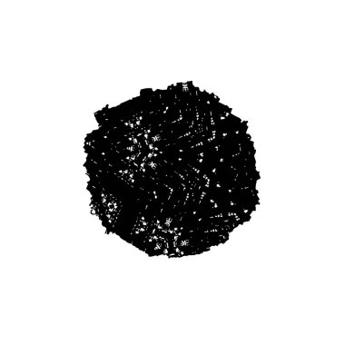 siyah mürekkep fırçası vuruşu. vektör