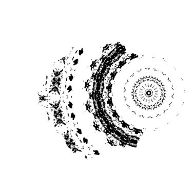 siyah mürekkep fırçası vuruşu. vektör