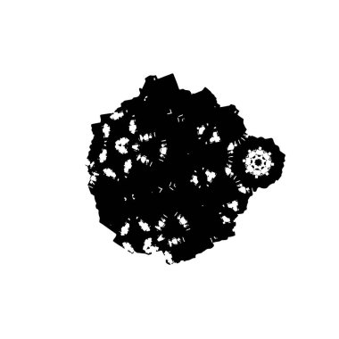 siyah mürekkep fırçası vuruşu. vektör